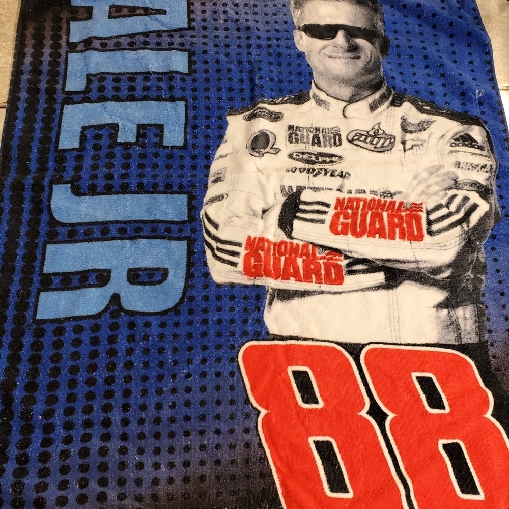 ⛱ Dale Jr 88 Nascar Beach Towel - Picture 2 of 16